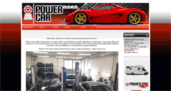 Desktop Screenshot of power-car.cz